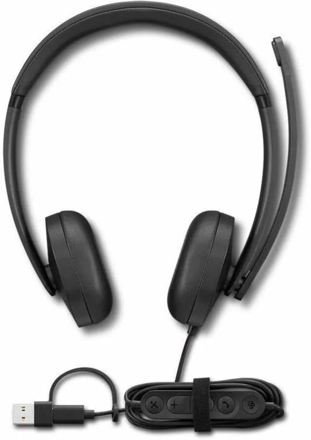 Lenovo Wired VoIP Headset 5000 - Microsoft Teams Certified - Stereo - USB Type A/C