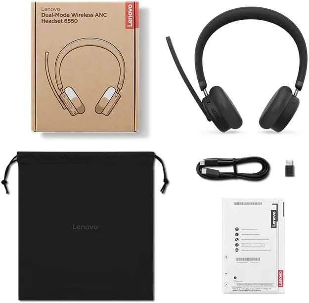 Lenovo Wireless ANC Headset 6550 with USB-C (4XD1S19778)