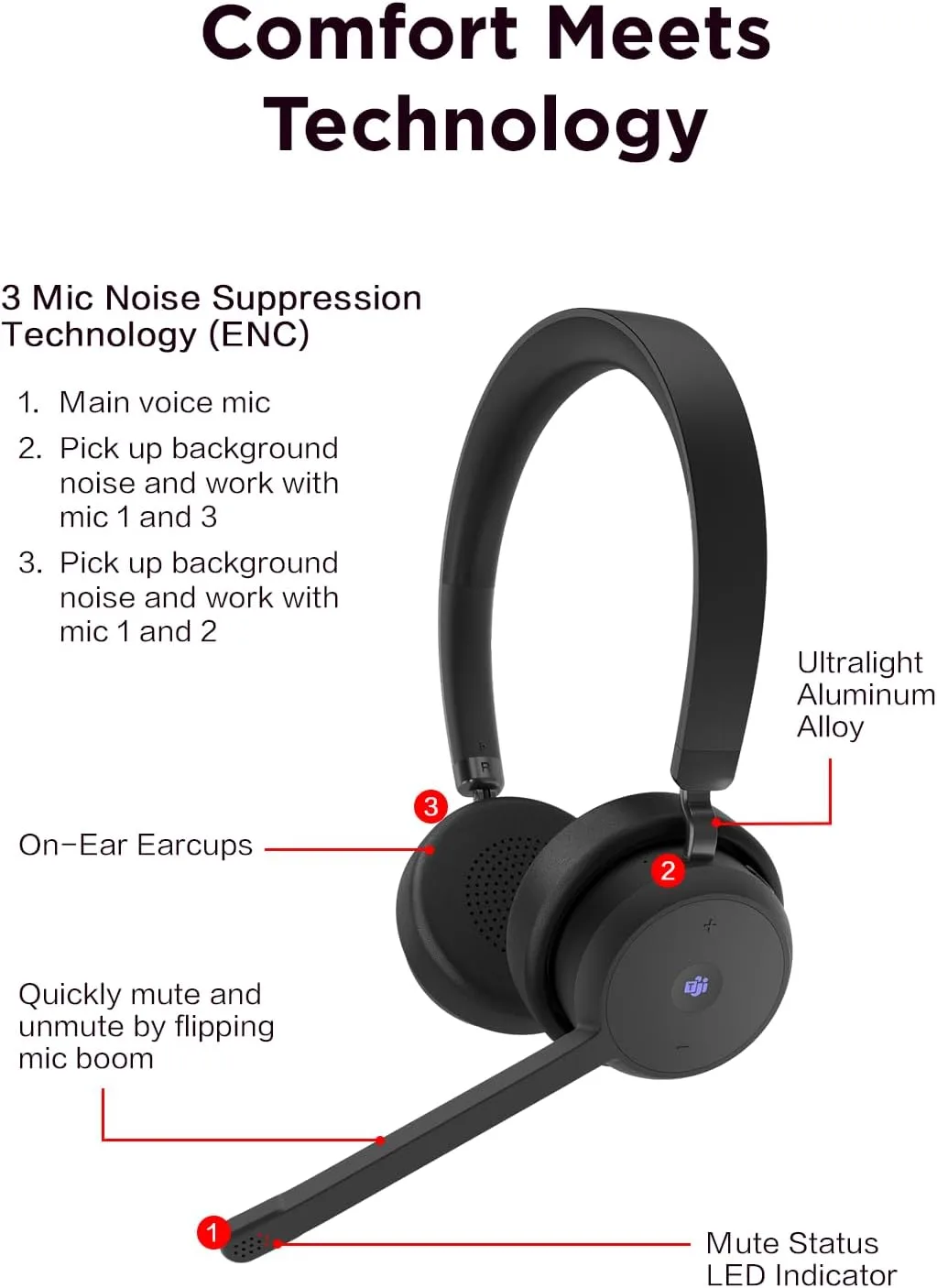 LENOVO Teams Certified Headset - Wired & Wireless
