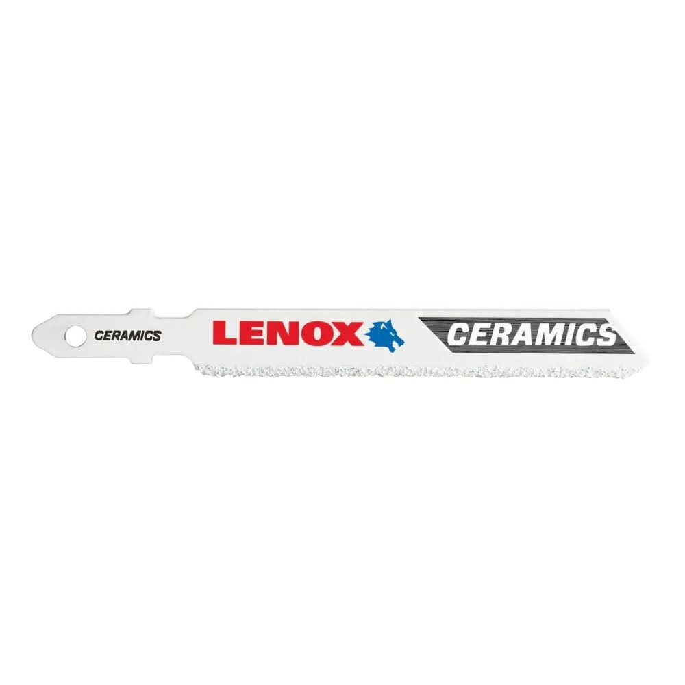 Lenox T-Shank Carbide Grit Jig Saw Blade, 3-1/2In X 3/8In, 3Pk