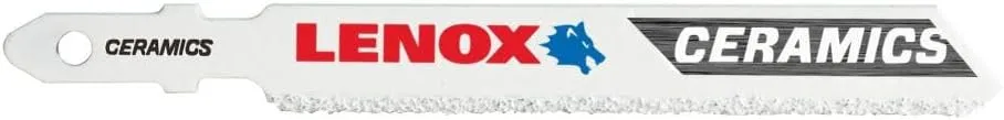 Lenox T-Shank Carbide Grit Jig Saw Blade, 3-1/2In X 3/8In, 3Pk