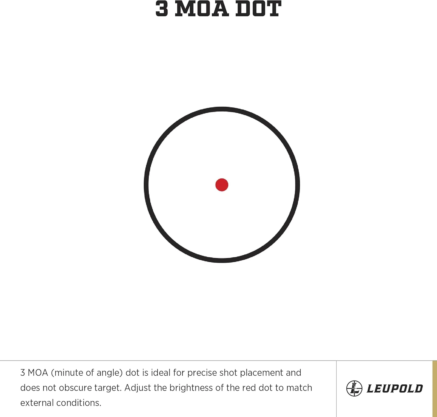 Leupold DeltaPoint Micro 3 MOA Dot Sight