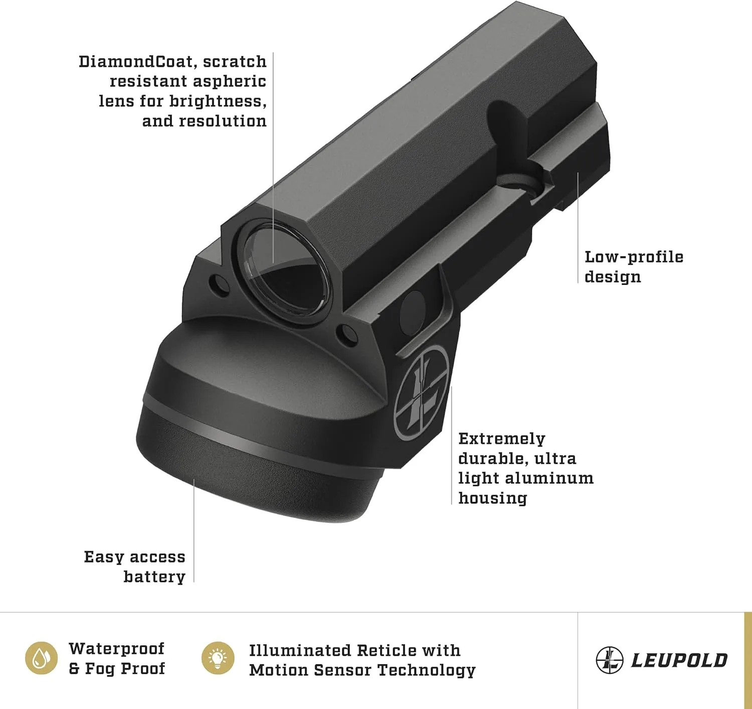 Leupold DeltaPoint Micro 3 MOA Dot Sight