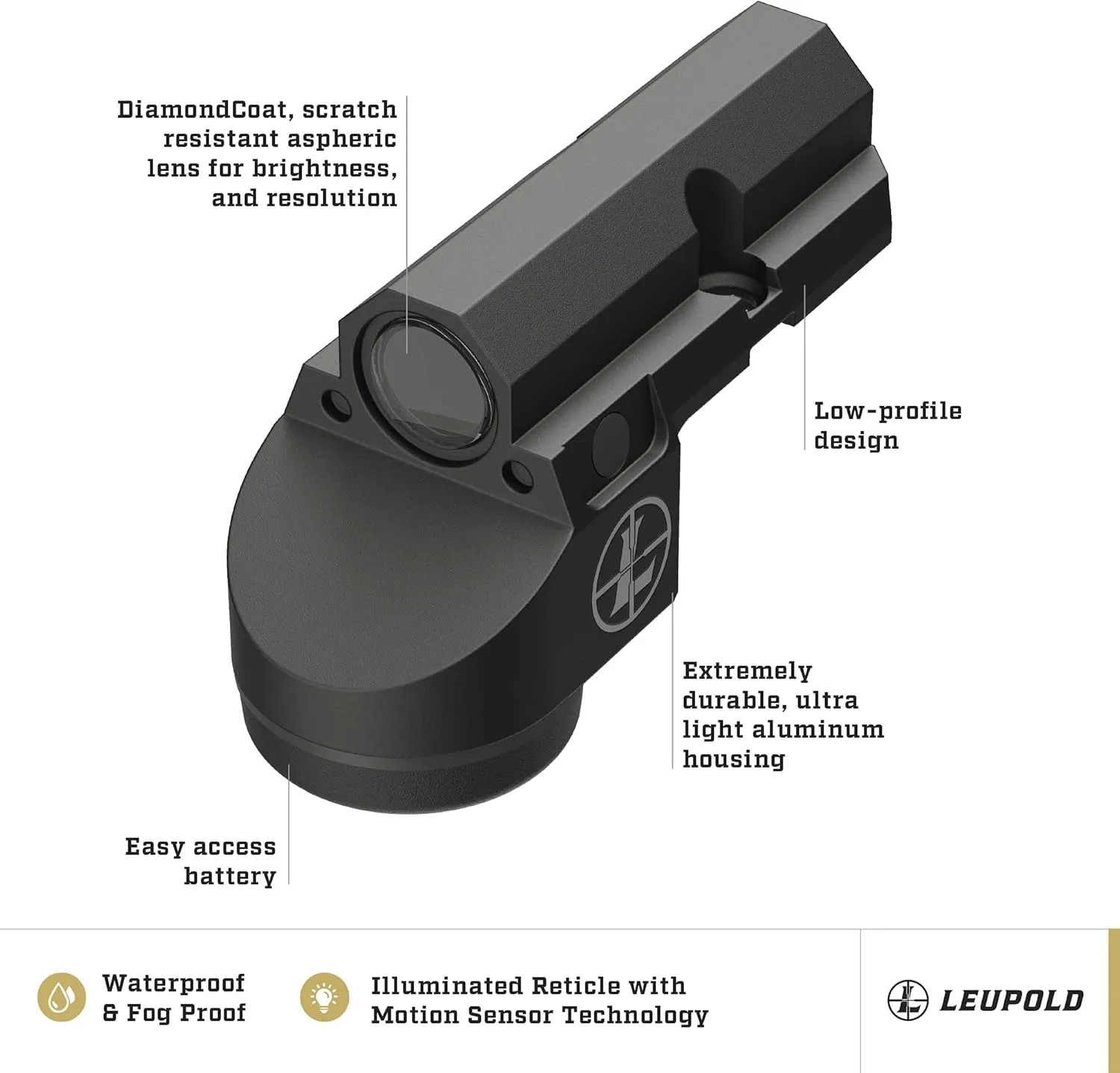 Leupold DeltaPoint Micro 3 MOA Dot Sight
