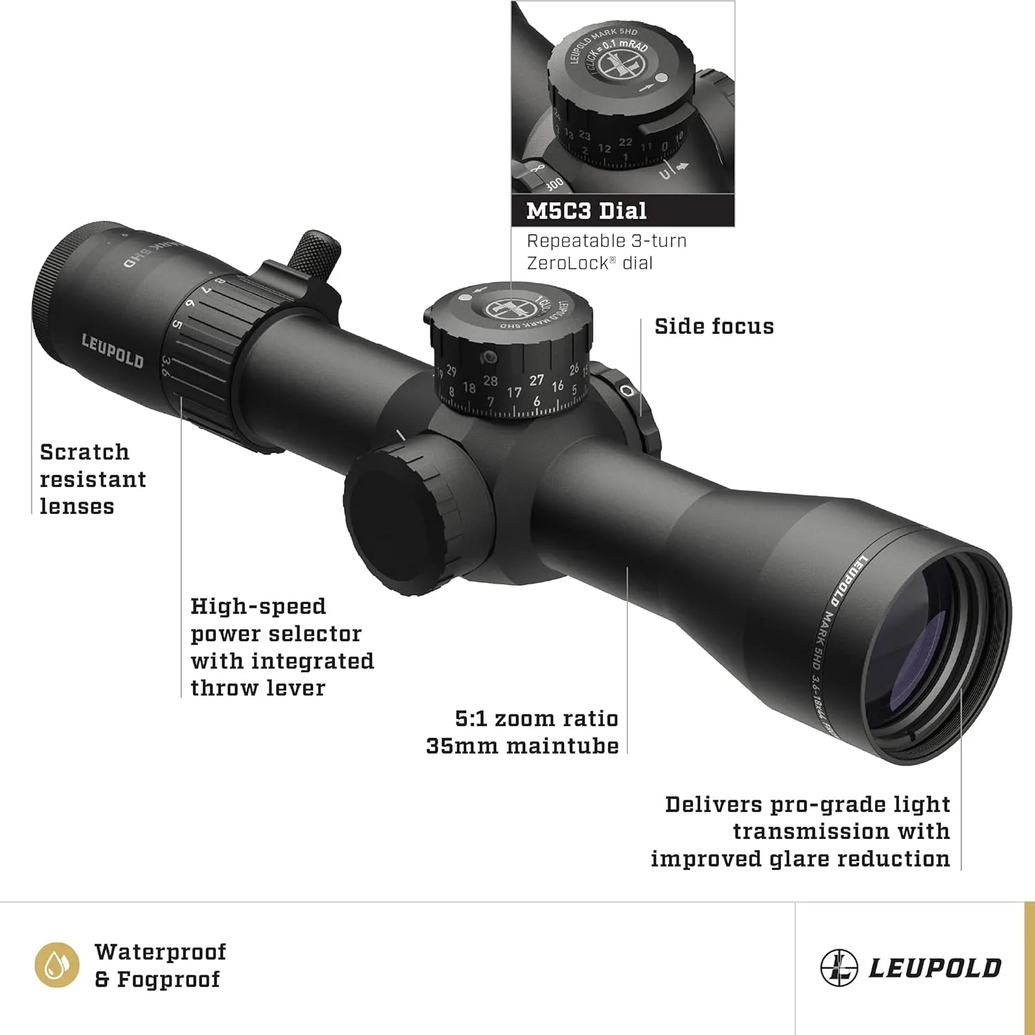 Leupold Mark 5HD Rifle Scope