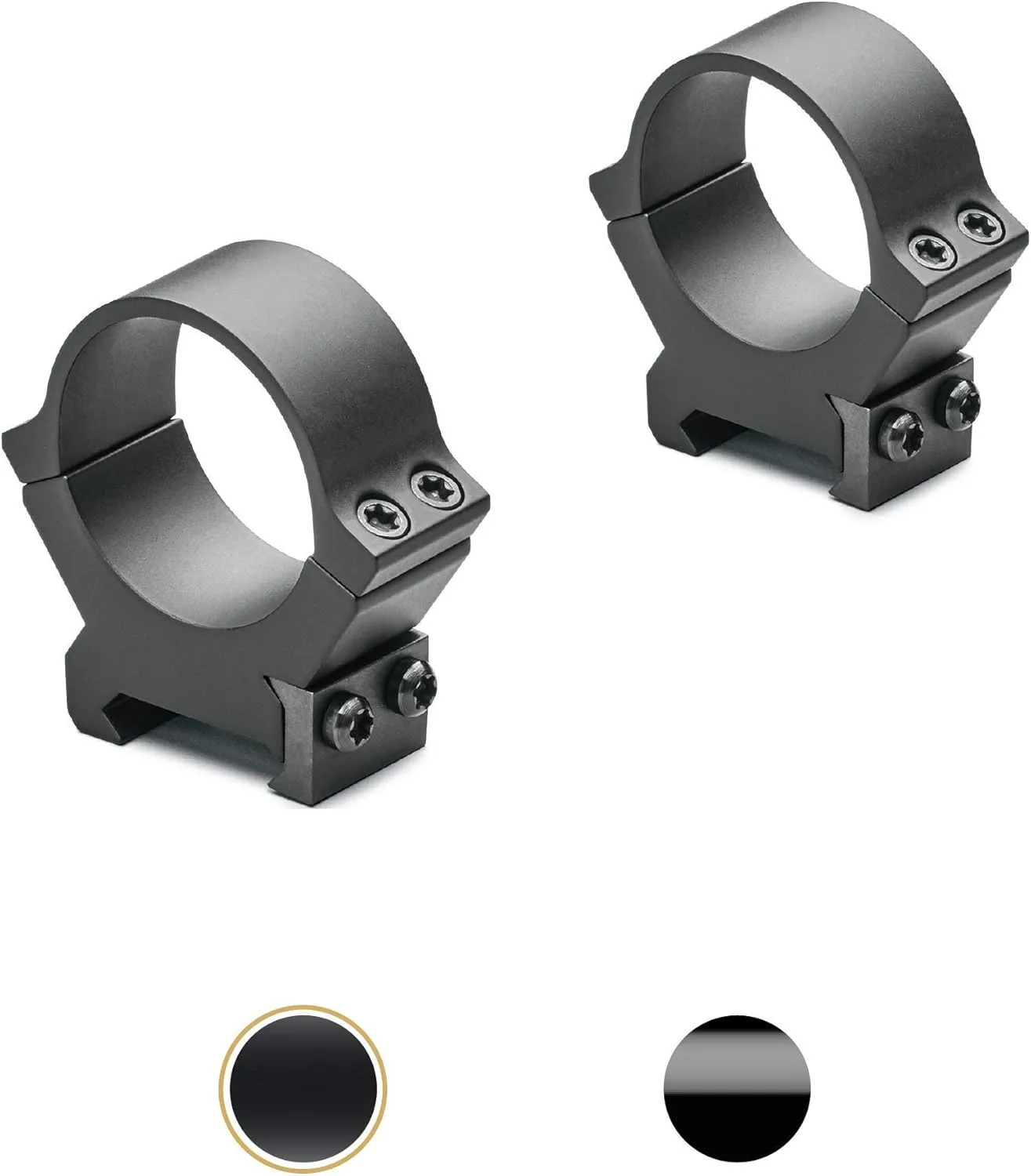 Leupold PRW2 Weaver-Style Cross-Slot Scope Rings Matte