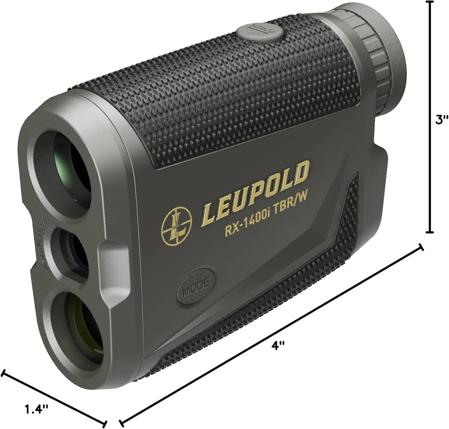 Leupold RX-1400I TBR/W Gen 2 w/Flightpath Rangefinder, Black/Gray