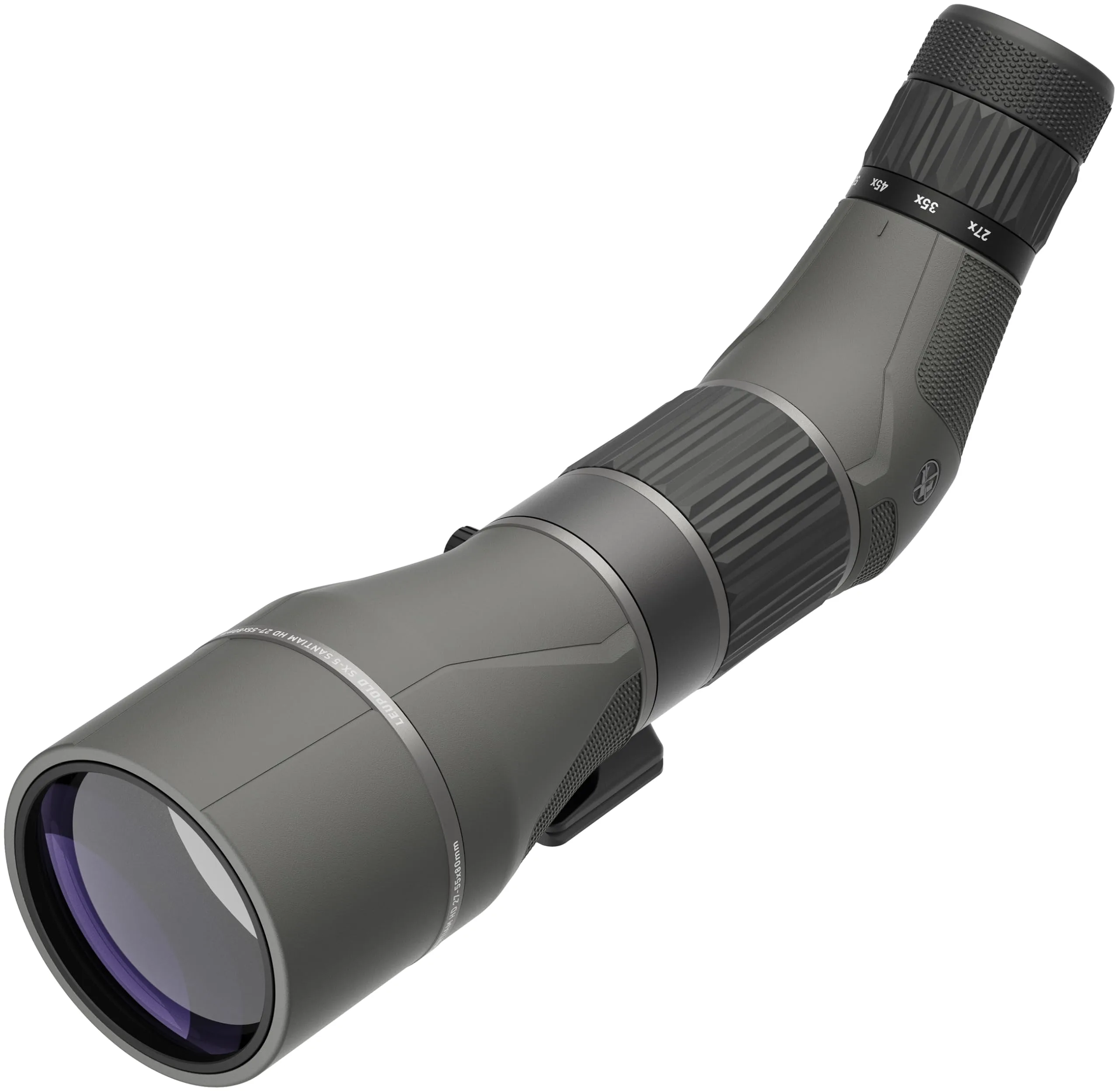 Leupold SX-5 Santiam HD 27-55x80 Spotting Scope Angled (185605)