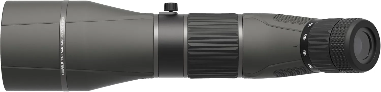 Leupold SX-5 Santiam HD 27-55x80 Spotting Scope Angled (185605)