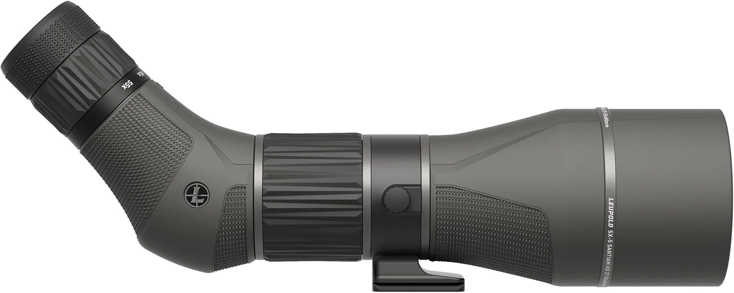 Leupold SX-5 Santiam HD 27-55x80 Spotting Scope Angled (185605)