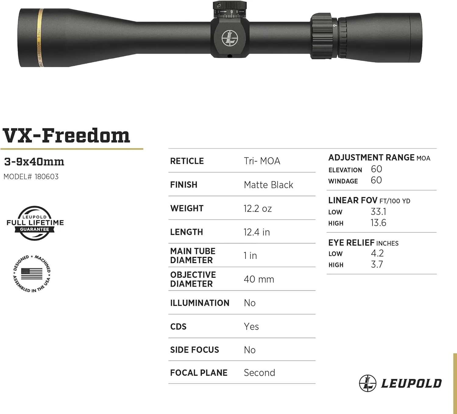 Leupold VX-Freedom Riflescope