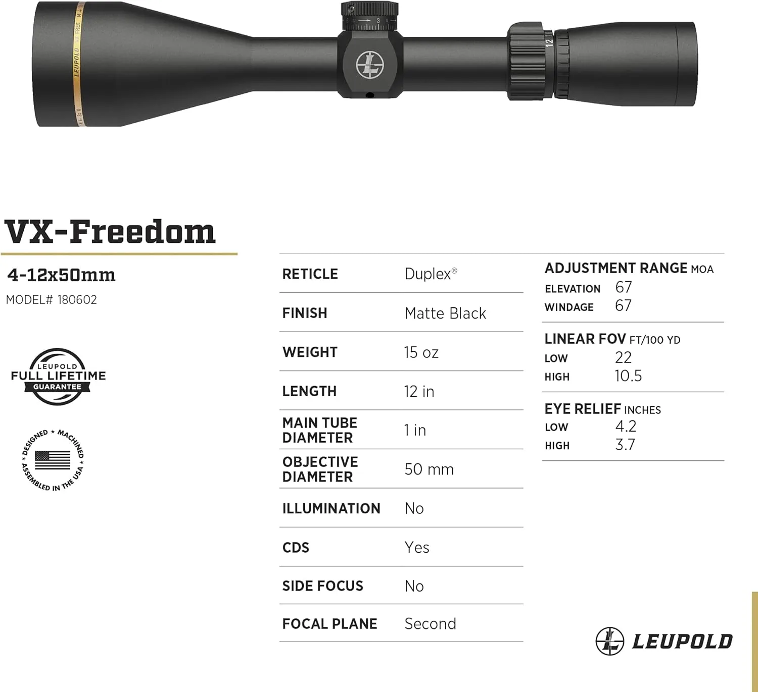 Leupold VX-Freedom Riflescope