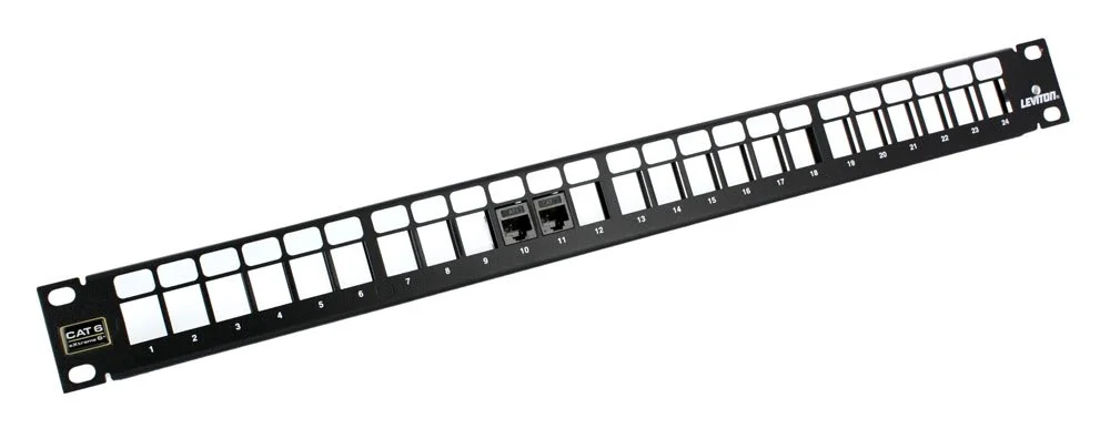 Leviton Extreme 6+ QuickPort Patch Panel 1RU, Cat 6