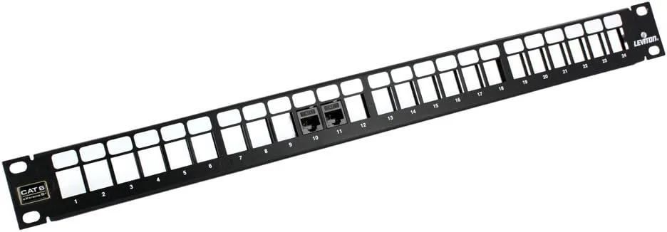 Leviton Extreme 6+ QuickPort Patch Panel 1RU, Cat 6