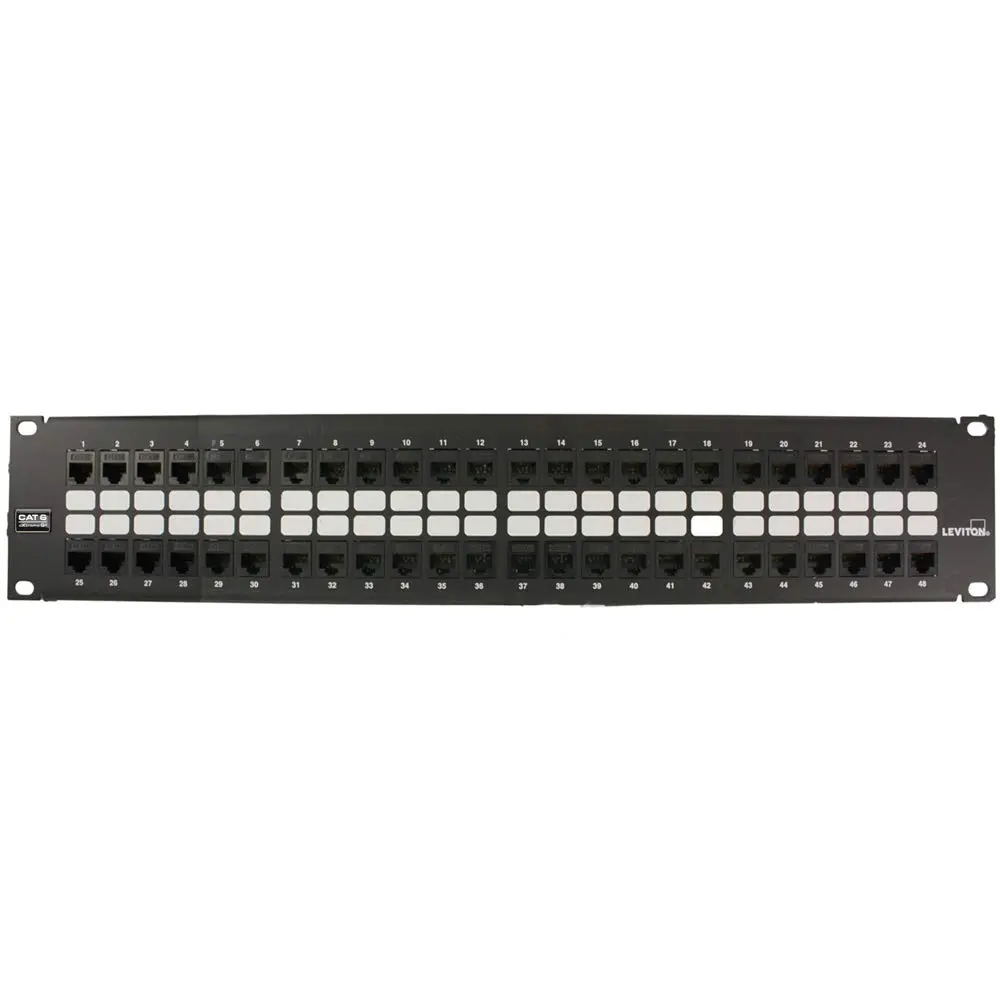 Leviton Extreme 6+ QuickPort Patch Panel 1RU, Cat 6