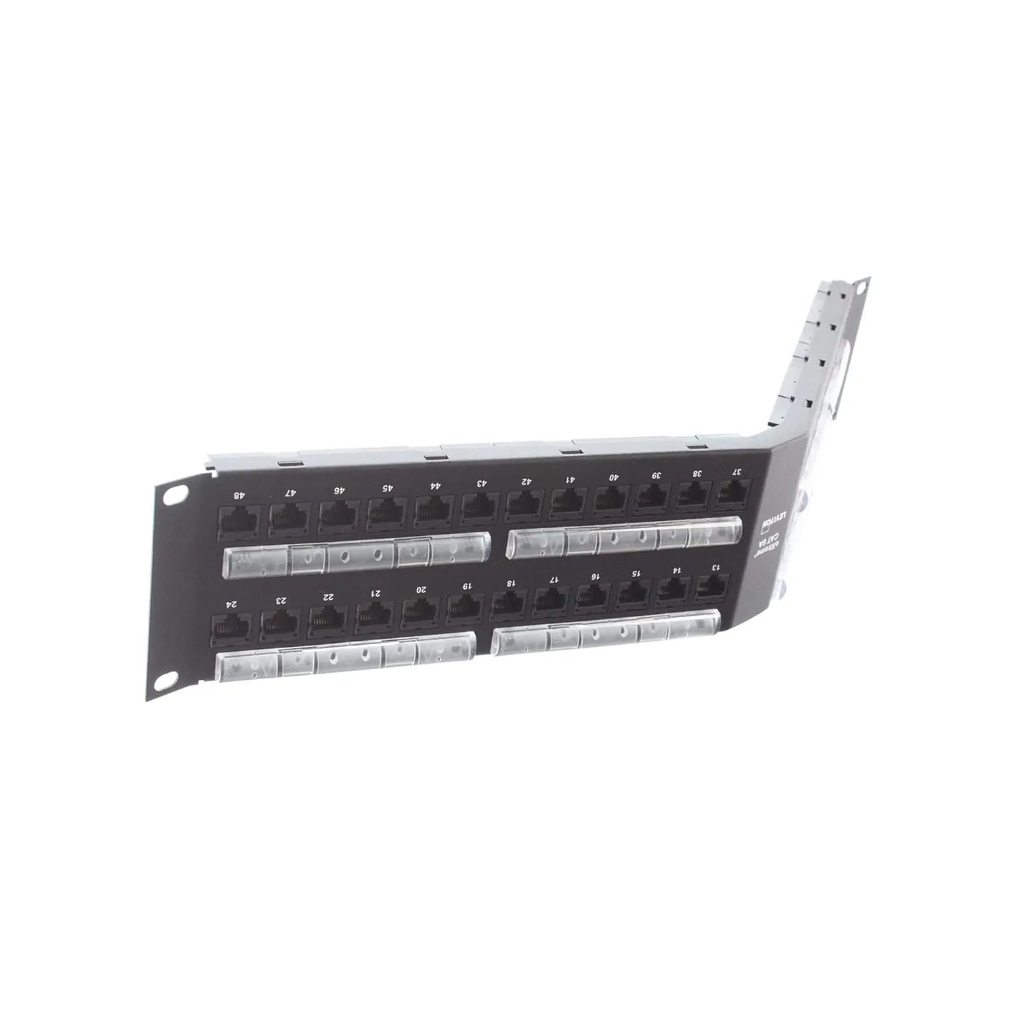 Leviton 6A587-U48 48P 2U CAT 6A ANG 110 Style Panel