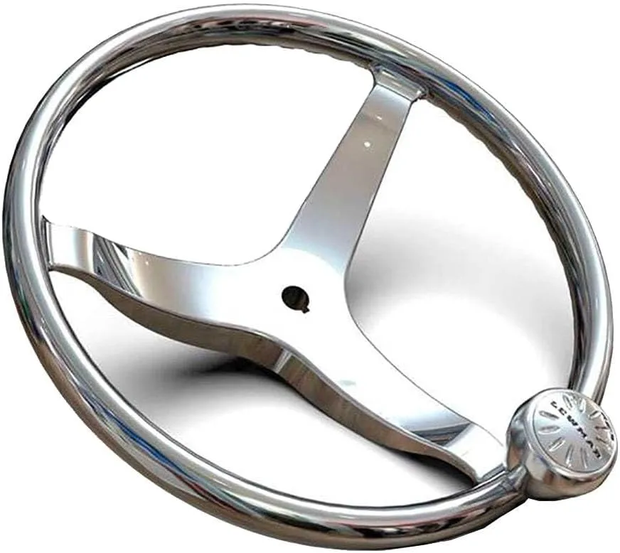 Lewmar 3 Spoke 13.5" Steering Wheel w/Power-Grip Knob