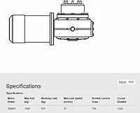 Lewmar V4/C4 Motor Gearbox - 24V