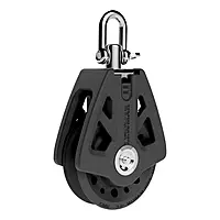 Lewmar 50mm Synchro Block Single, 990 lb WLL - 29925001BK