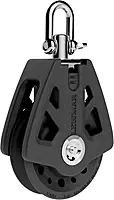 Lewmar 50mm Synchro Block Single, 990 lb WLL - 29925001BK