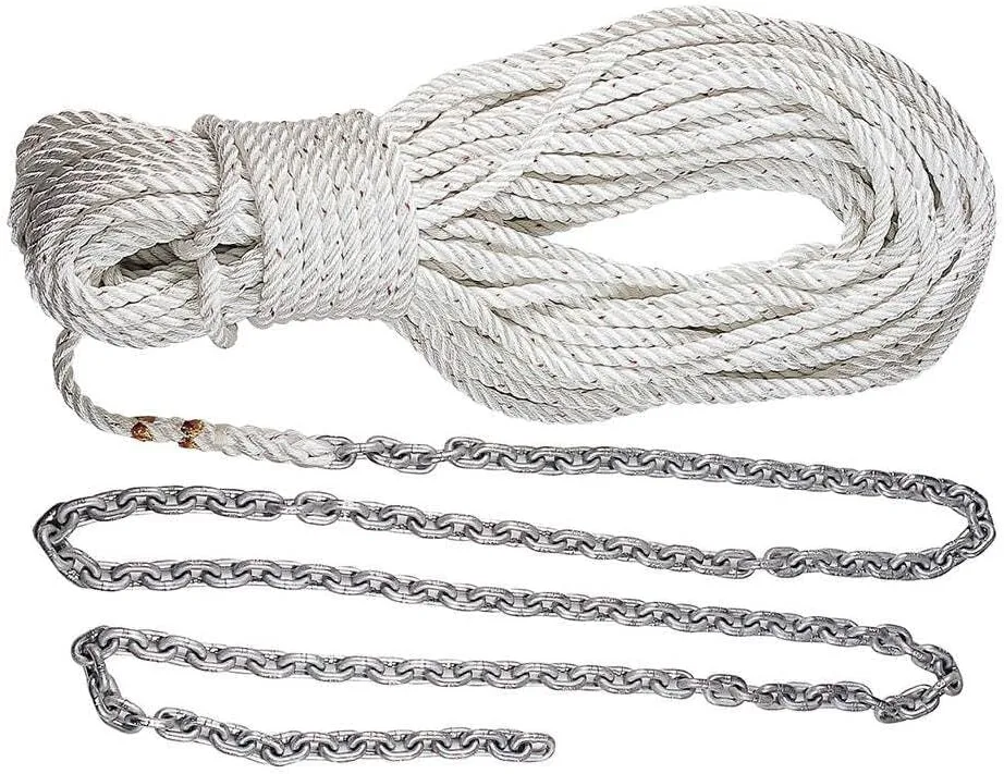 Lewmar Anchor Rode 15’ 5/16" G4 Chain w/150’ 5/8" Rope w/Shackle