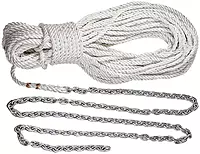 Lewmar Anchor Rode 15’ 5/16" G4 Chain w/150’ 5/8" Rope w/Shackle