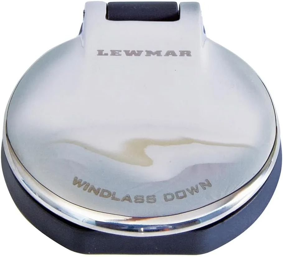Lewmar Deck Foot Switch - Windlass Down - Stainless Steel