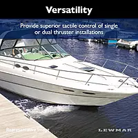 Lewmar Single Boat Joystick Thruster Control with Ergonomic, Tactile Pad, Sealed Membrane Switch Panel