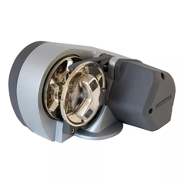 Lewmar Pro Sport 550 12V Windlass for 1/4" G4 Chain, Manual Freefall, Maximum Pull 550 lbs., Port Side Mounted Gypsy, for Boats 20'-30' - 2020201167