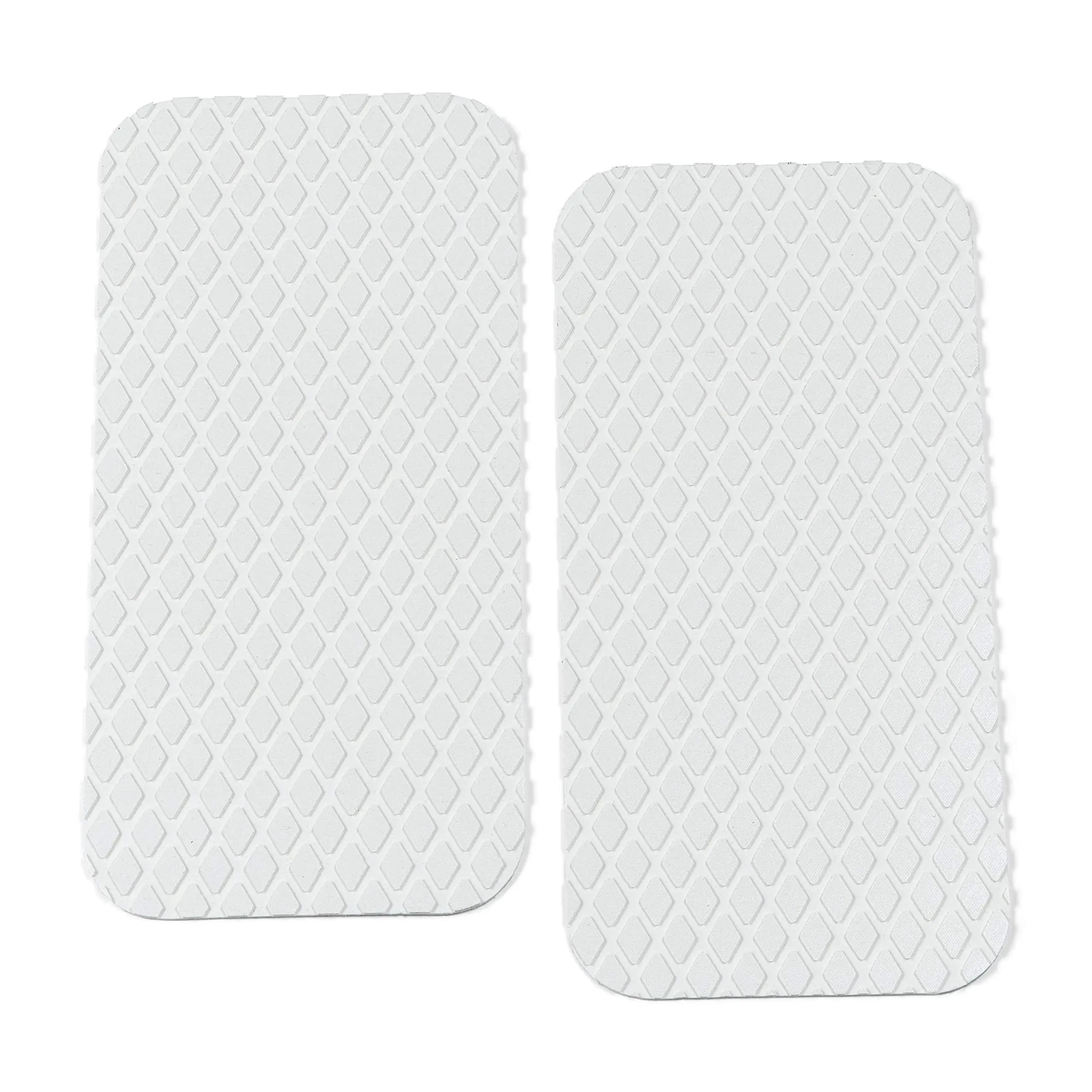 Lewmar Treadmaster Diamond Step Pad, Size 1, Measures 10-34" W x 5-1/4" D, self-Adhesive, 2 Pack, White Sand