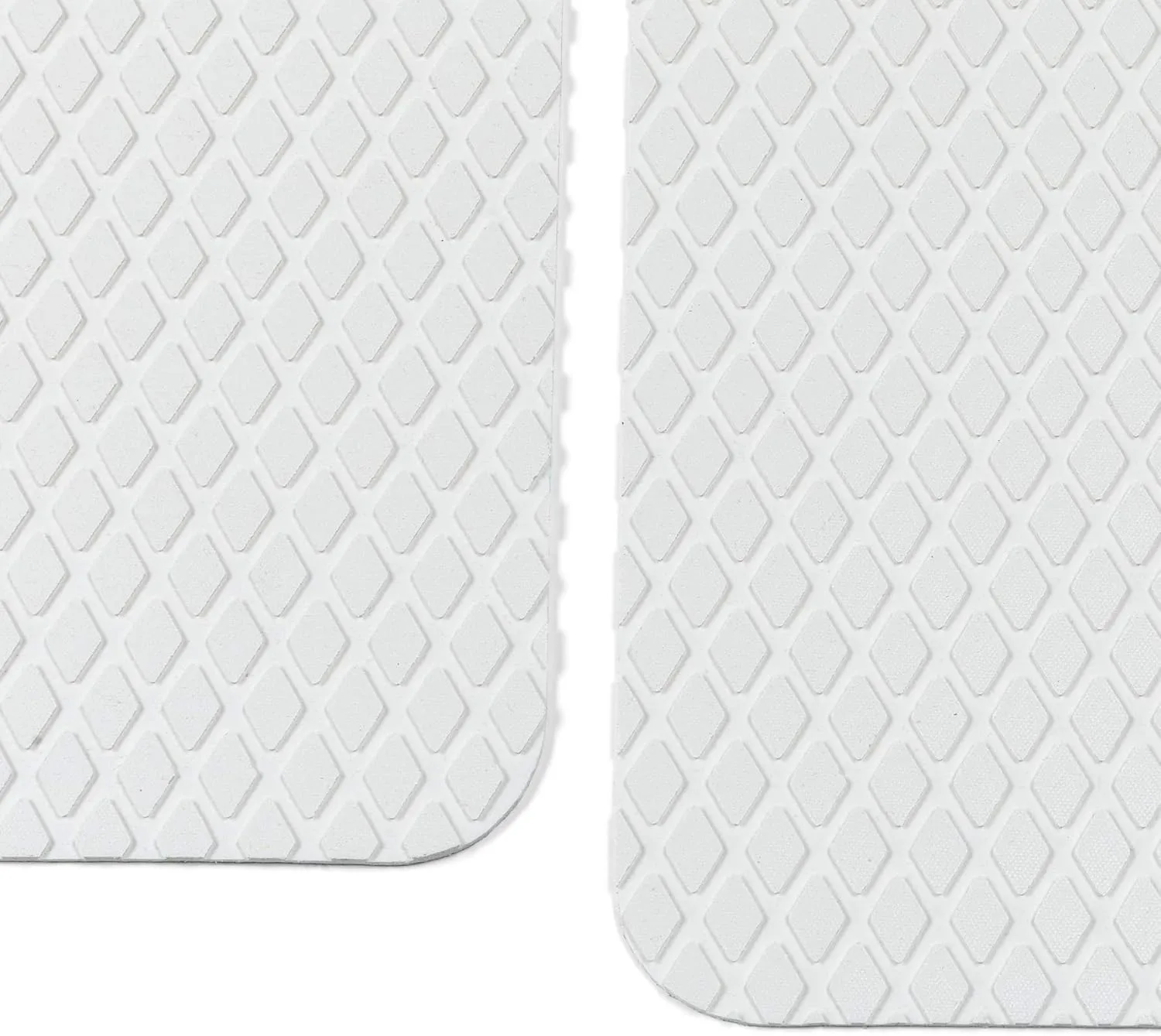 Lewmar Treadmaster Diamond Step Pad, Size 1, Measures 10-34" W x 5-1/4" D, self-Adhesive, 2 Pack, White Sand