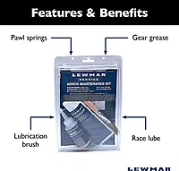 Lewmar Winch Maintenance Kit – Basic Winch Maintenance for Sailboats, Fits 6"-48"