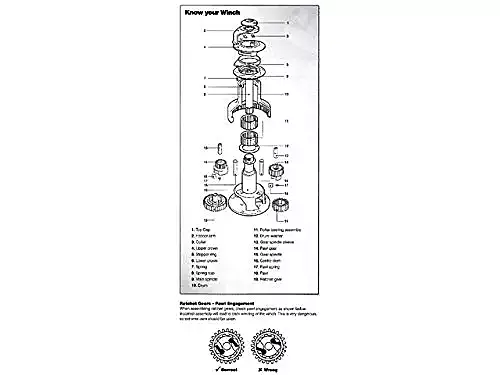 Lewmar Winch Stripper Rings - 44ST/46ST