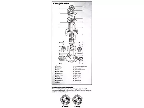 Lewmar Winch Stripper Rings - 44ST/46ST