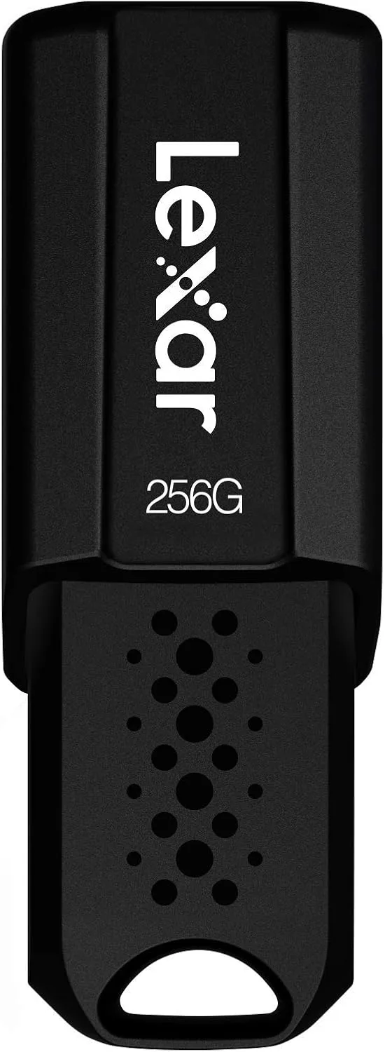 Lexar 256GB JumpDrive S80 USB 3.2 Gen 1 Flash Drive, Black (LJDS080256G-BNBNU)