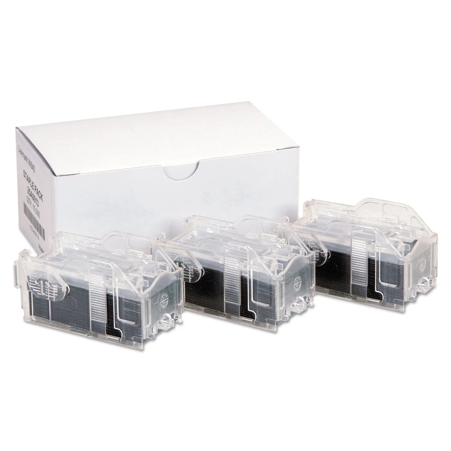 Lexmark 25A0013 Staple Cartridges, 3-Pack (15,000 Staples Total)