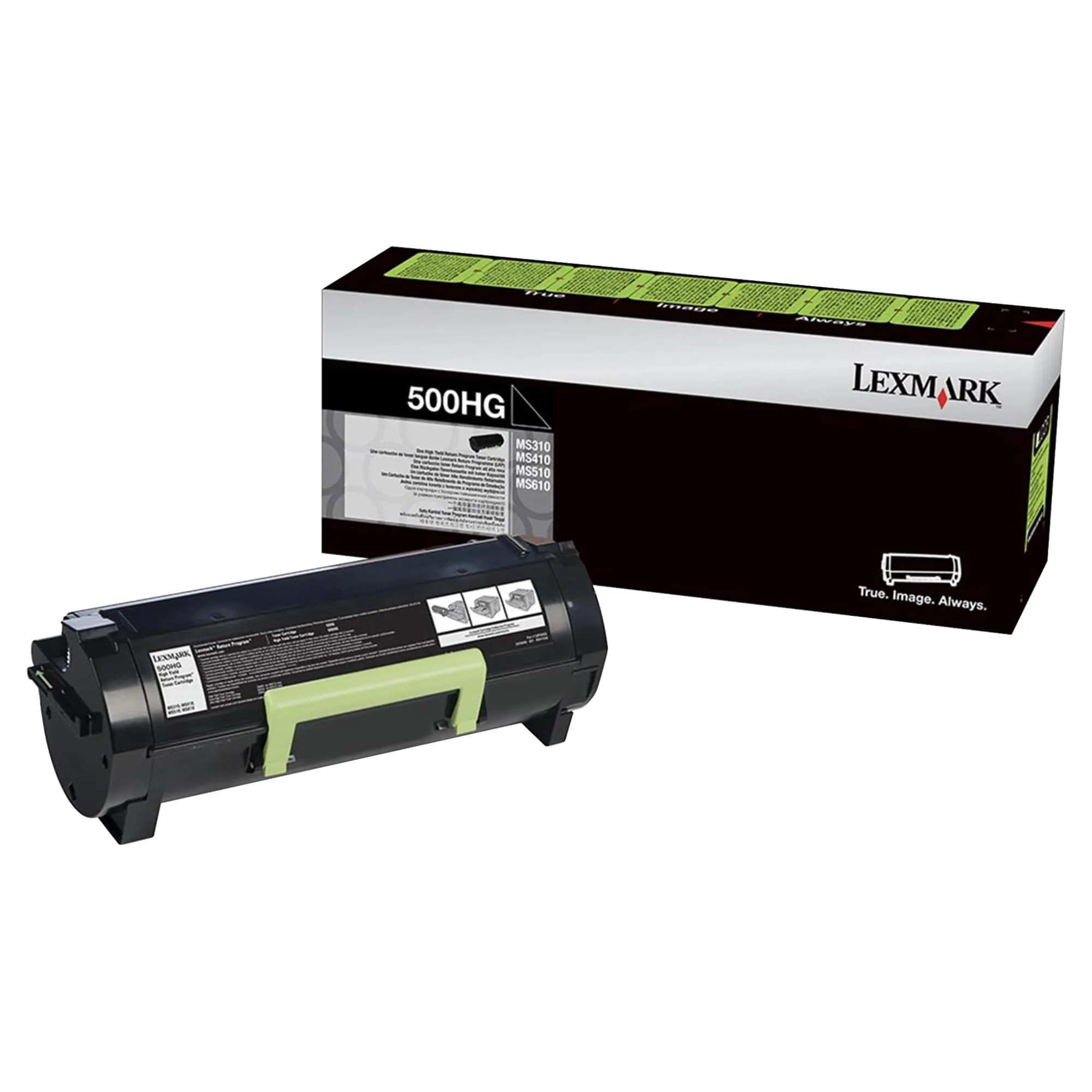Lexmark 50F0H0G Unison Black High Yield Toner Cartridge - 5,000 Pages