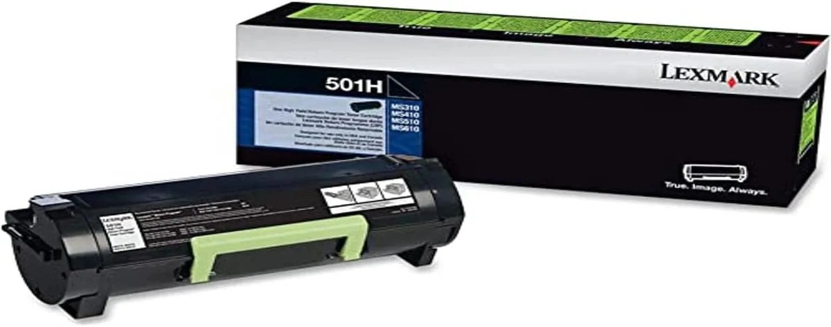 Lexmark 50F1H00 Black High Yield Return Program Toner Cartridge
