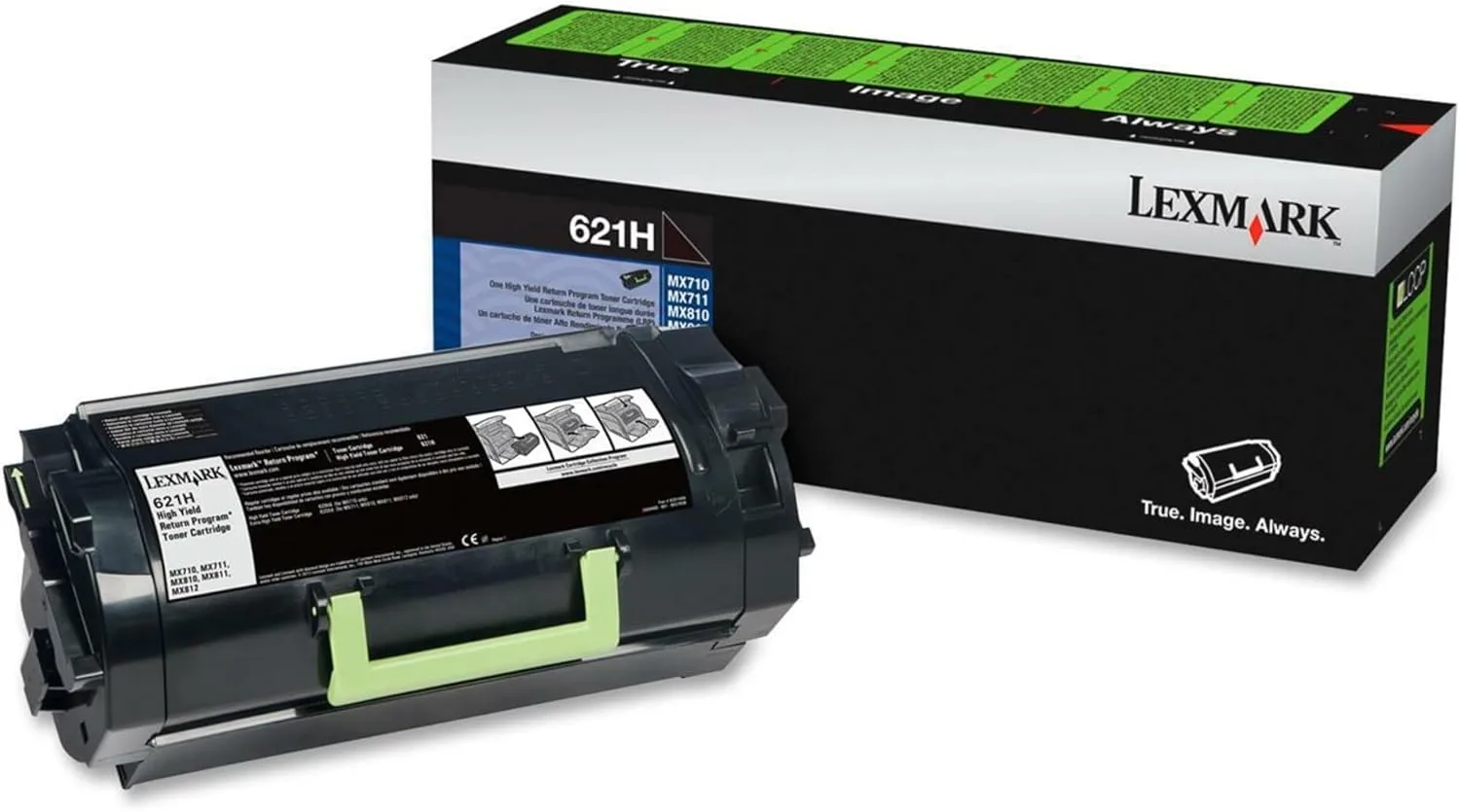Lexmark 62D1H00 621H High Yield Return Program Toner Cartridge