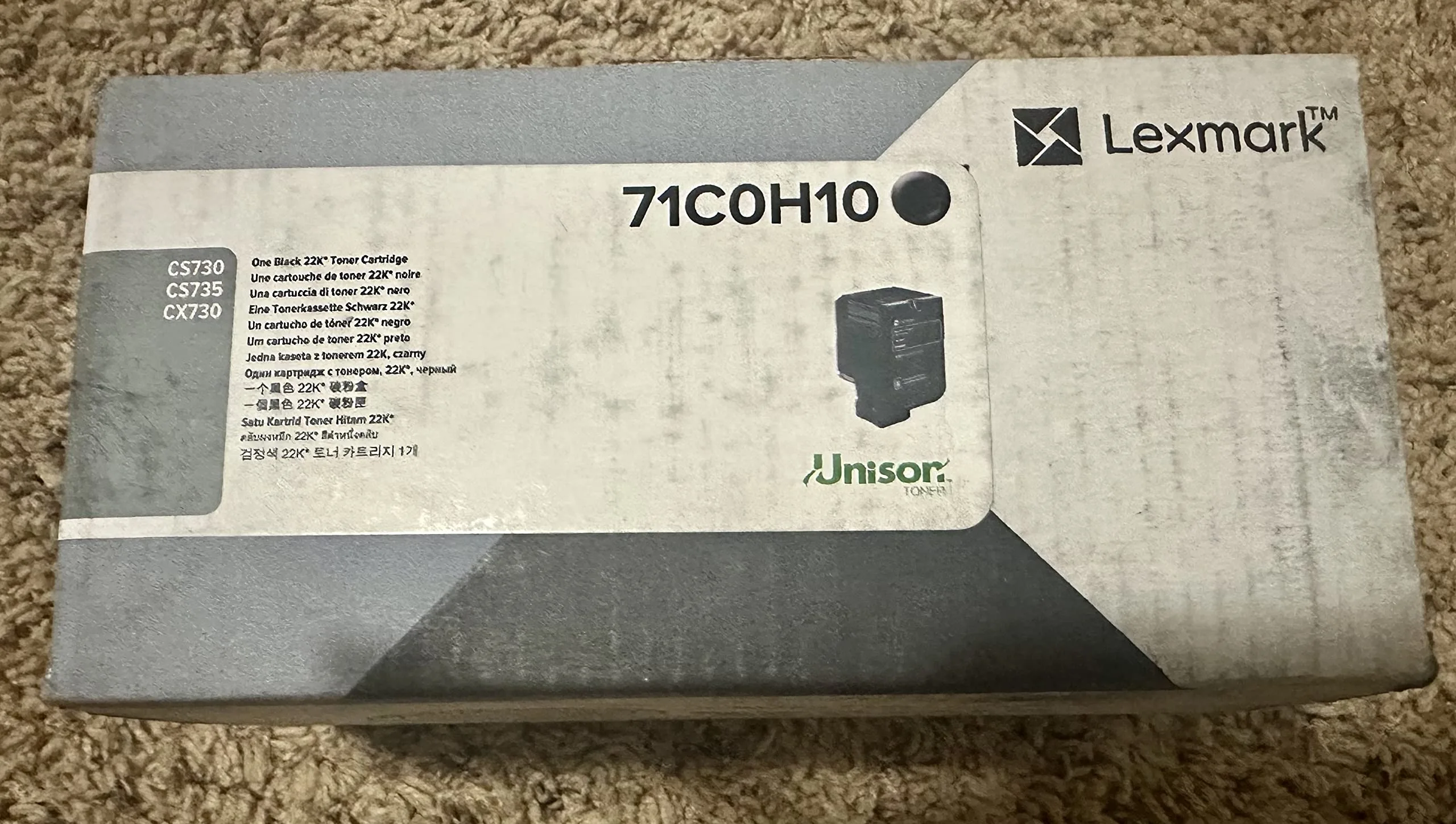 Lexmark Lxk CS730, CS735, CX730 Blk 22K CRTG