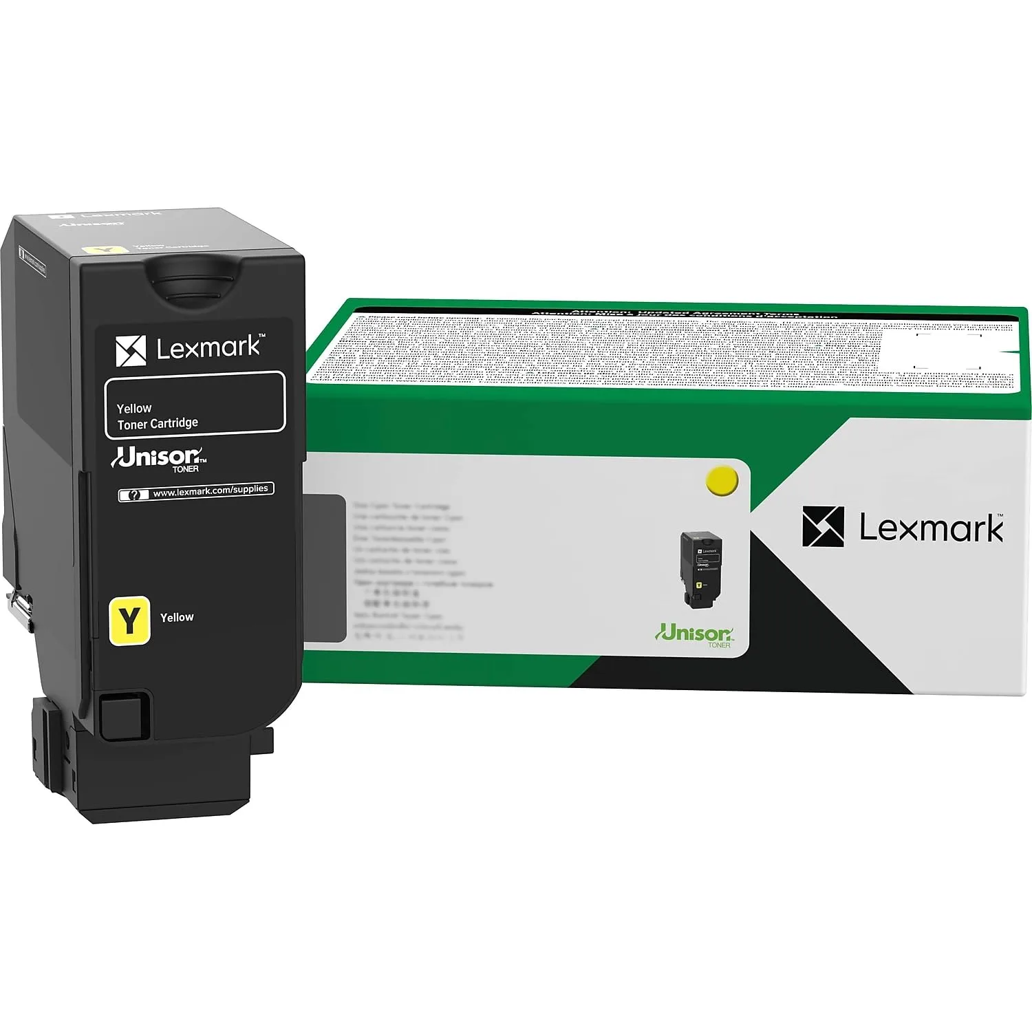 Lexmark 71C10Y0 Yellow Return Program Toner Cartridge - 5,000 Page Yield