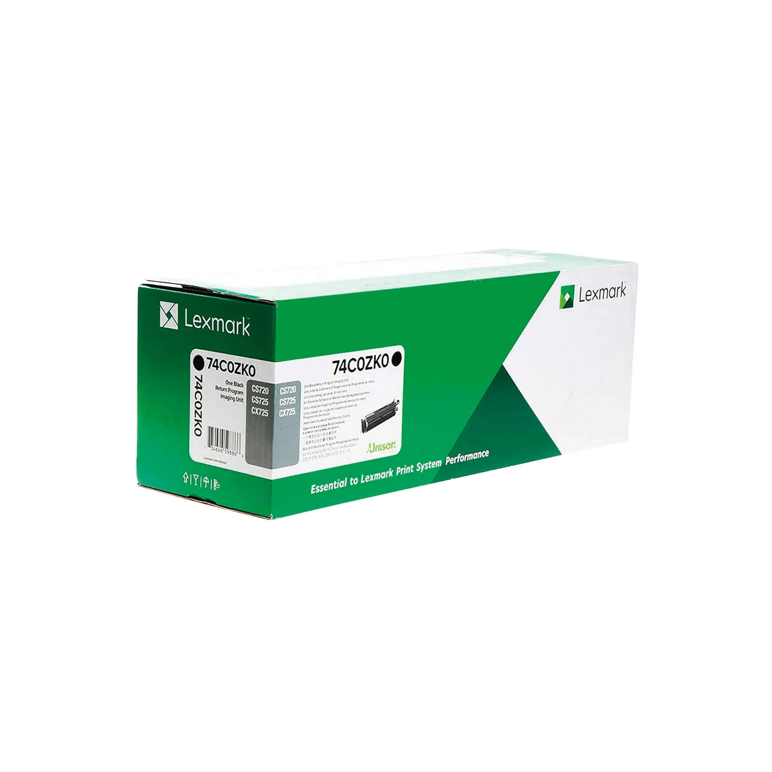 Lexmark 74C0ZK0 CS720, CS725, CX725 Black Return Program Imaging Unit Toner
