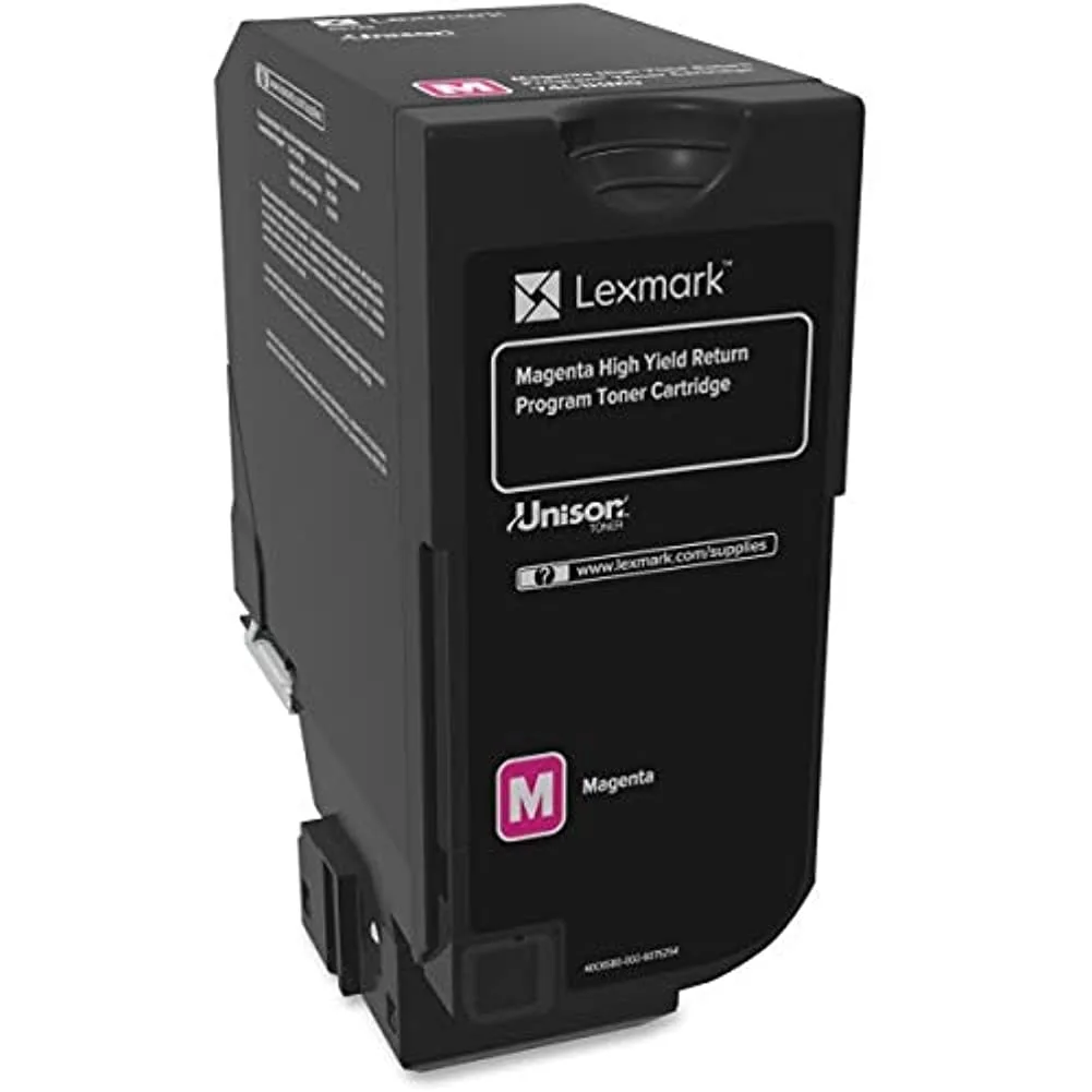 Lexmark 74C1H High-Yield Return Program Toner Cartridge for CS720/CS725 Series