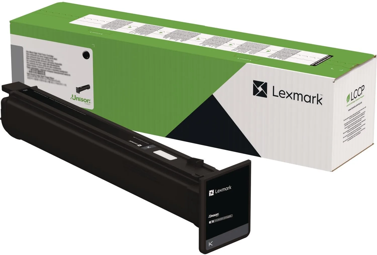 Lexmark Original Laser Toner Cartridge - Box - Return Program - Black - 1 Pack