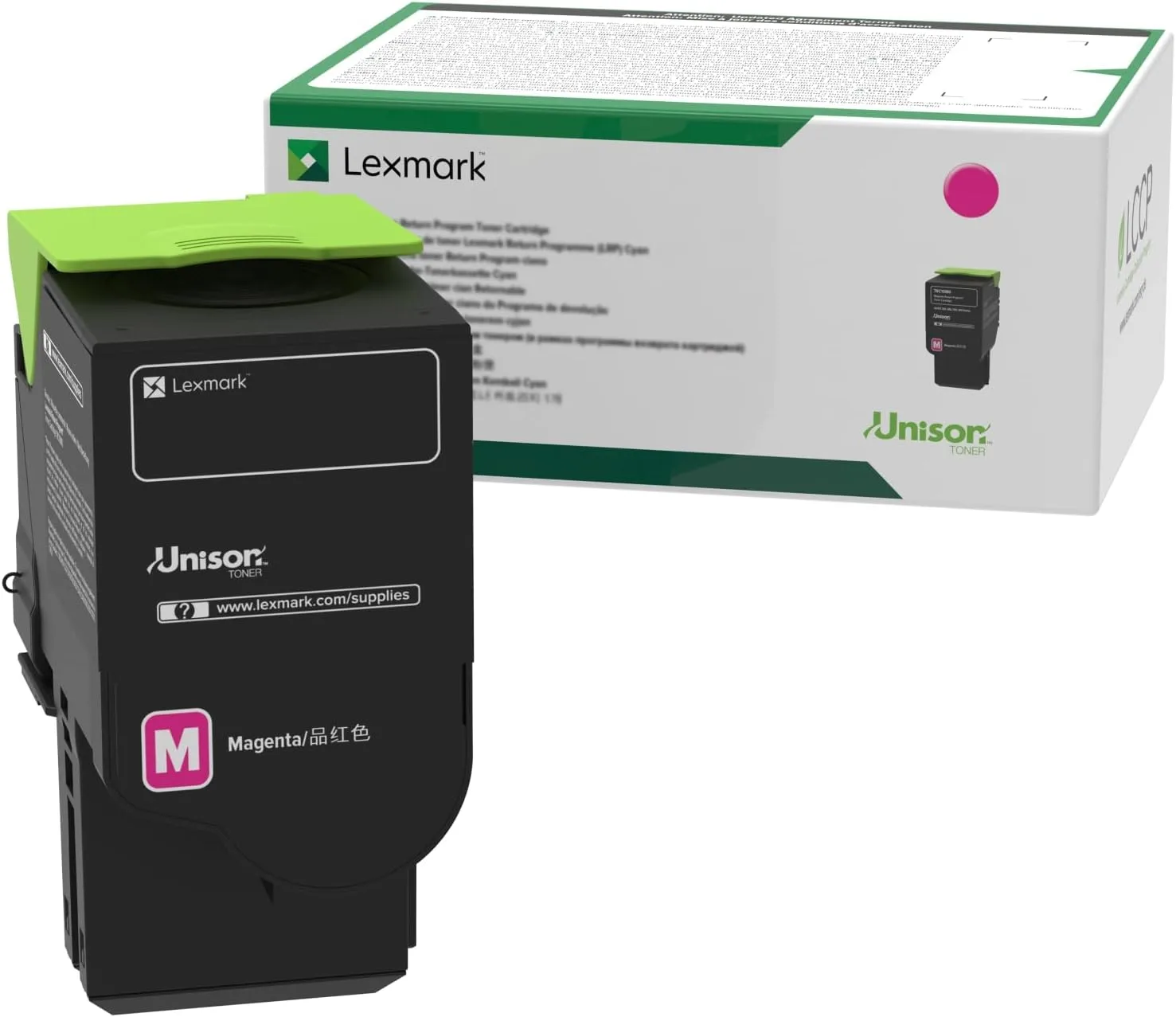 Lexmark 78C1UM0 Magenta Ultra-High Yield Return Program Toner Cartridge