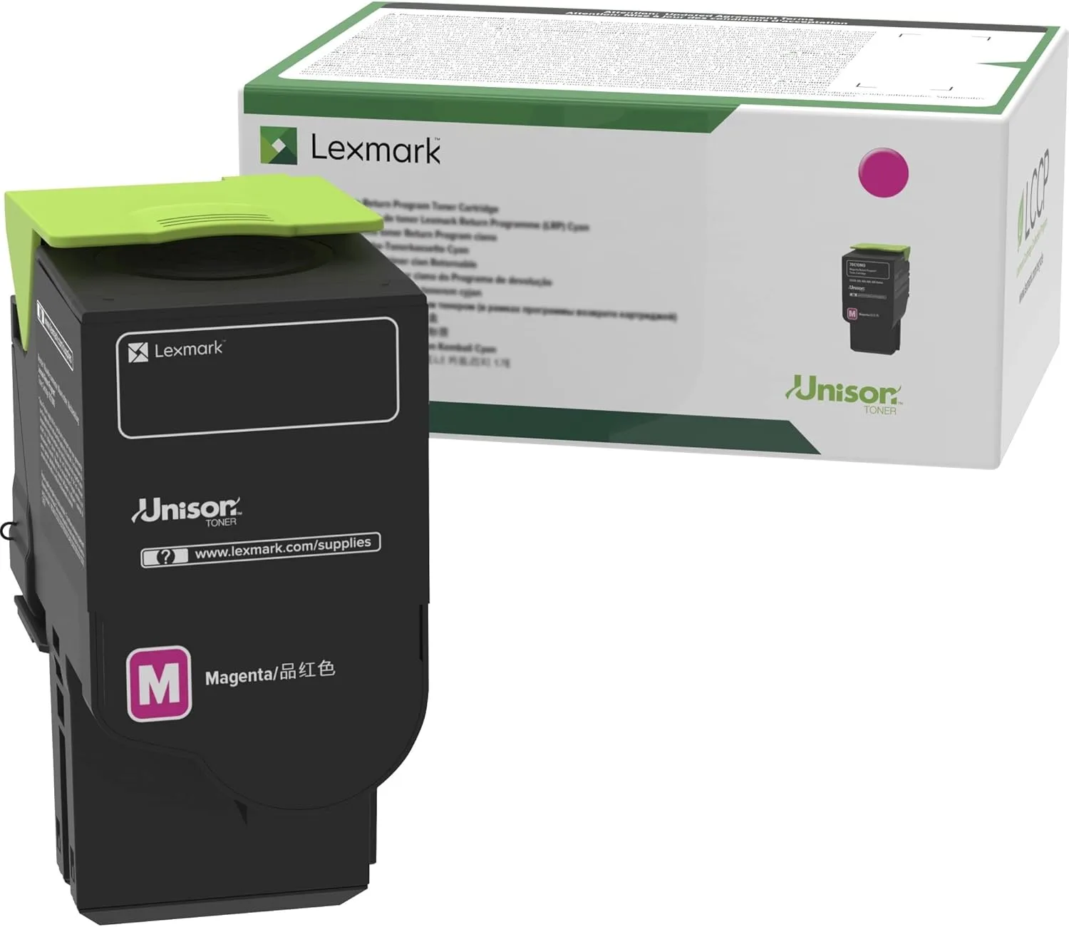 Lexmark 78C1UM0 Magenta Ultra-High Yield Return Program Toner Cartridge