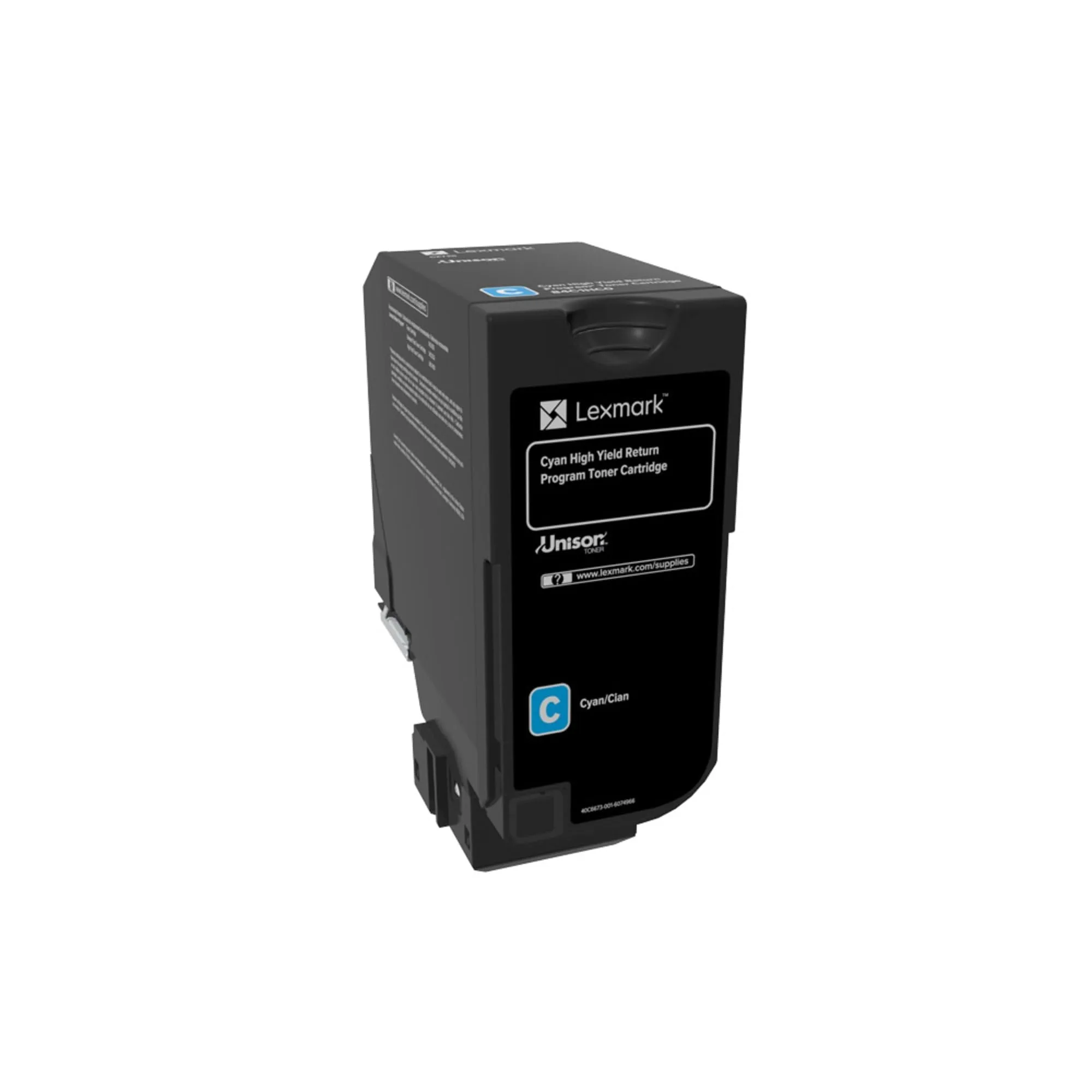 Lexmark 84C1HC0 CX725 Cyan High Yield Return Program Cartridge Toner