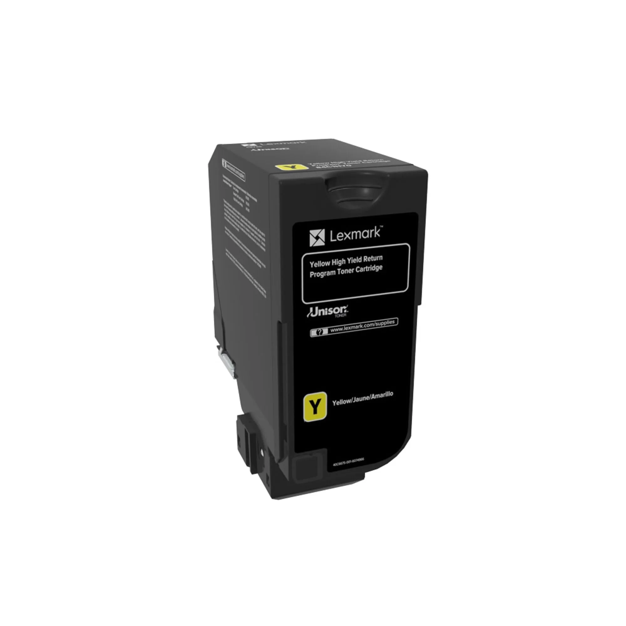 Lexmark 84C1HY0 CX725 Yellow High Yield Return Program Cartridge Toner