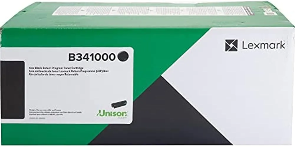 Lexmark B341000 Return Program Toner Cartridge - Black - 1,500 Pages