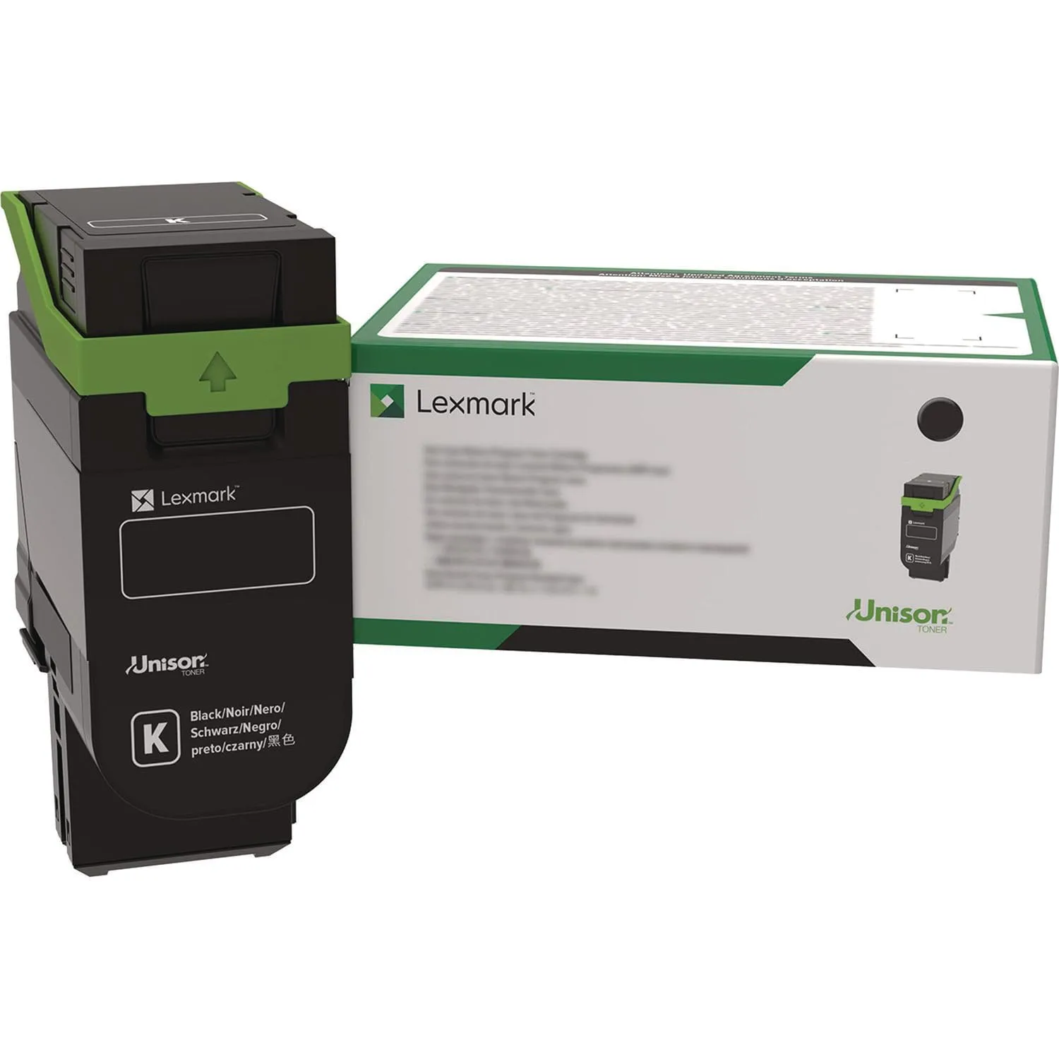 Lexmark Black Toner Cartridge (3000 Yield) for CX635adwe, CX532adwe, CS632dwe, CS531dw - Return Program